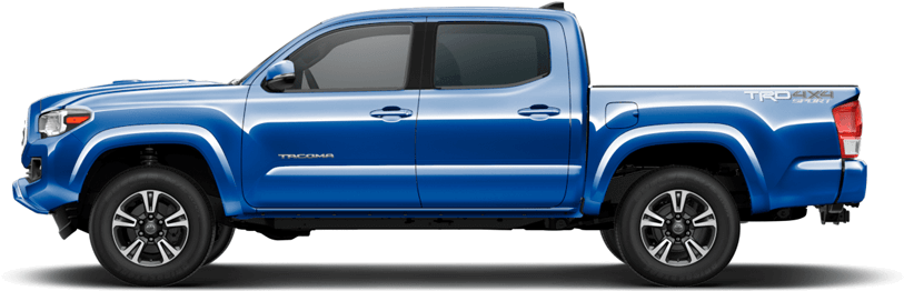 Blazing Blue Pearl - 2018 4runner Vs Tacoma (1000x272), Png Download