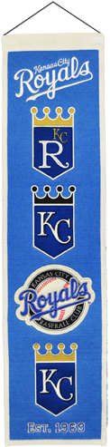 Kansas City Royals Heritage Banner (500x500), Png Download