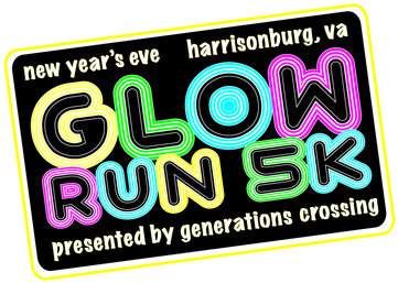 The New Year's Eve Glow Run 5k Presented By Generations - Virginia (408x306), Png Download