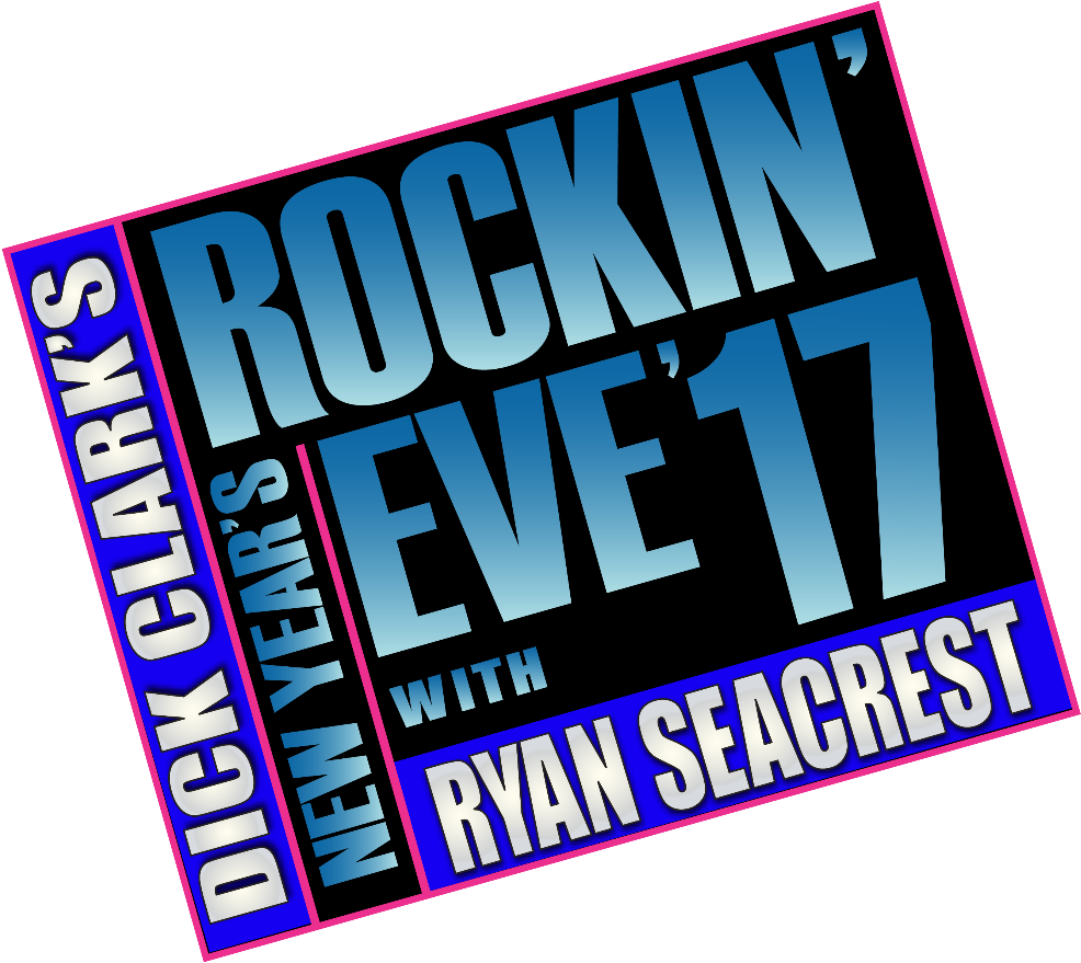 Dick Clark's 2017 New Year's Rockin' Eve '17 - Dick Clark's New Year's Rockin Eve Logo (1024x894), Png Download