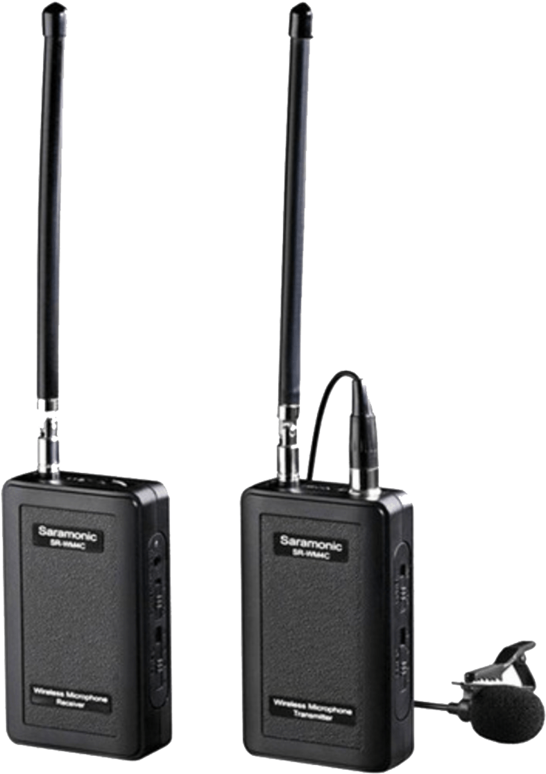 Saramonic Wireless Microphone System - Saramonic Sr Wm4c Wireless 4 Channel Vhf Lavalier Omnidirectional (1600x1200), Png Download