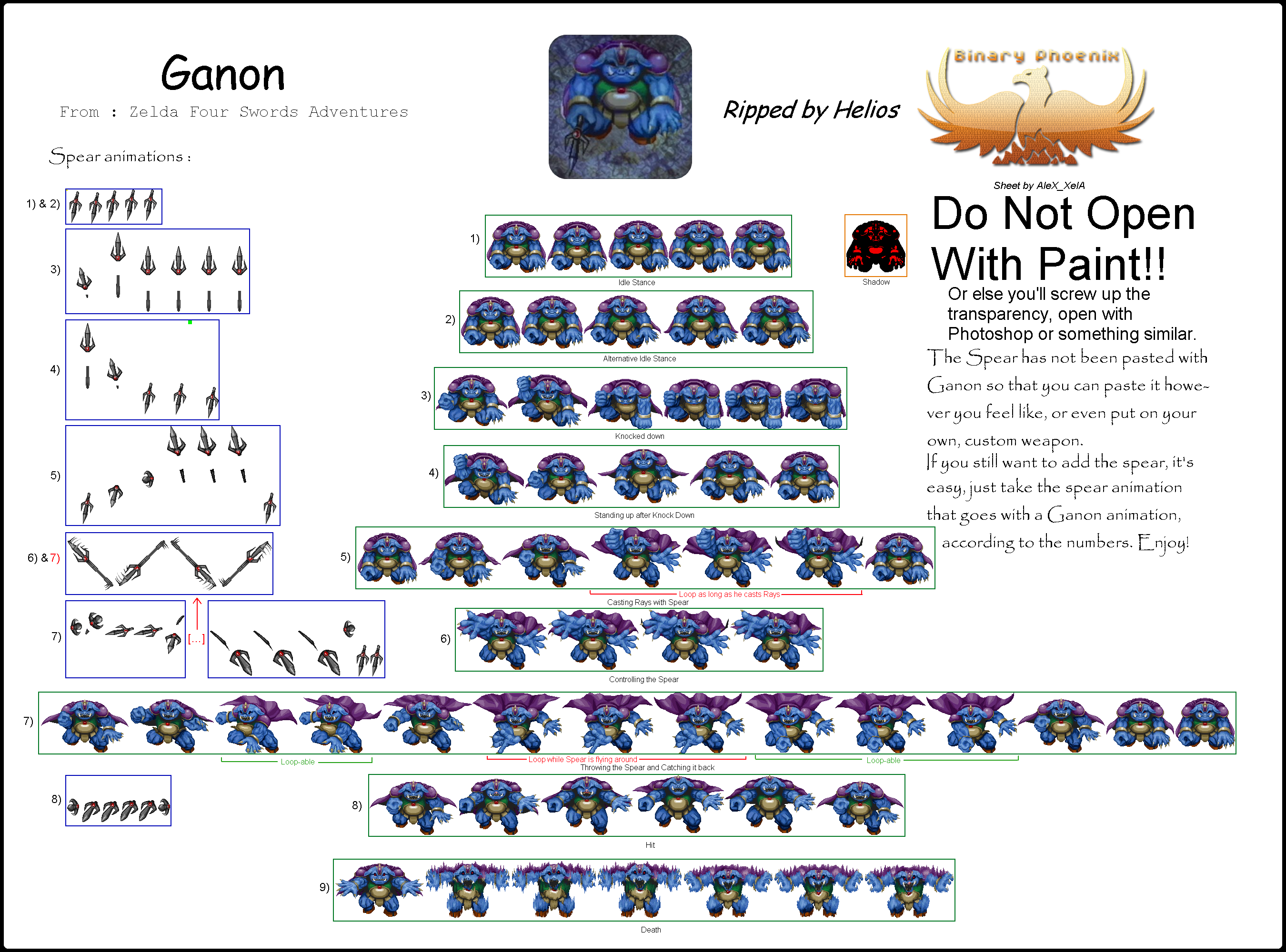 Return To Game - Four Swords Adventure Ganondorf (2700x2000), Png Download