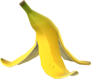 Fig 20 Banana - Banana Peel Png (384x336), Png Download