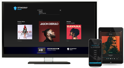 Stingray - Stingray Music Tv Party (584x350), Png Download