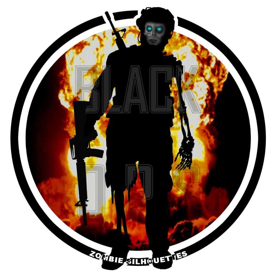 Zombie Silhouettes Sticker For The Upcoming Cod - Hua Ho Department Store (975x975), Png Download