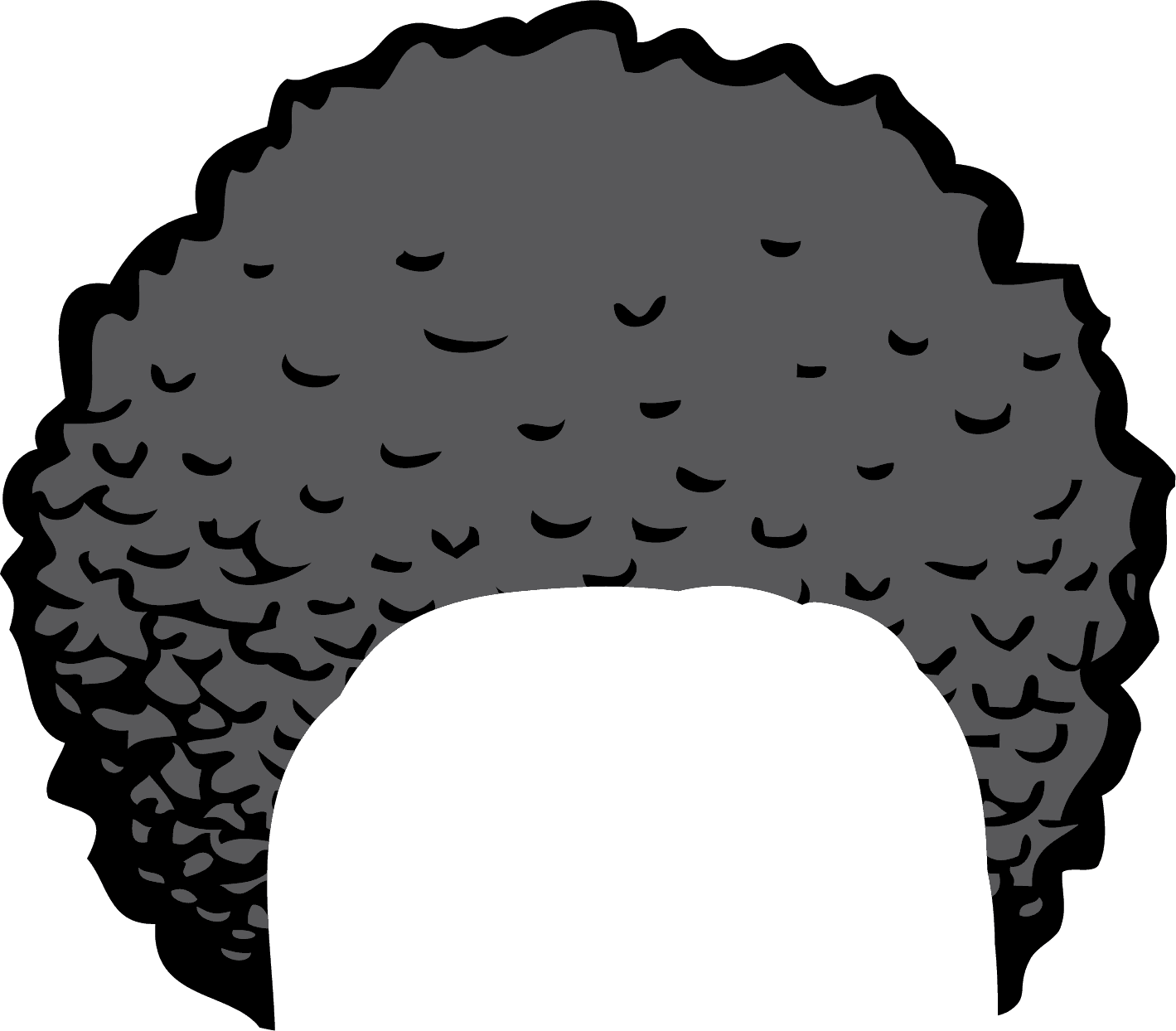 Afro Wigs Clipart - Clip Art Afro (1419x1244), Png Download