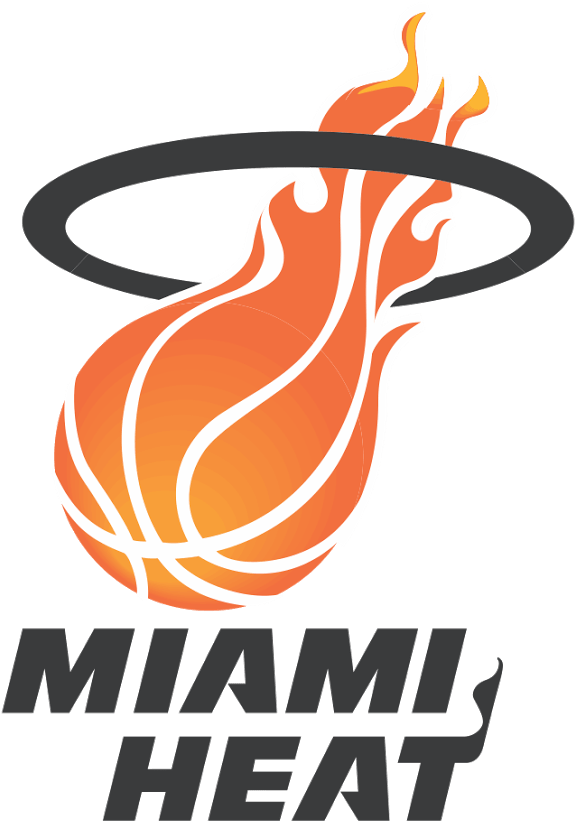 Miami Heat Logo - Miami Heat Original Logo (1600x1067), Png Download