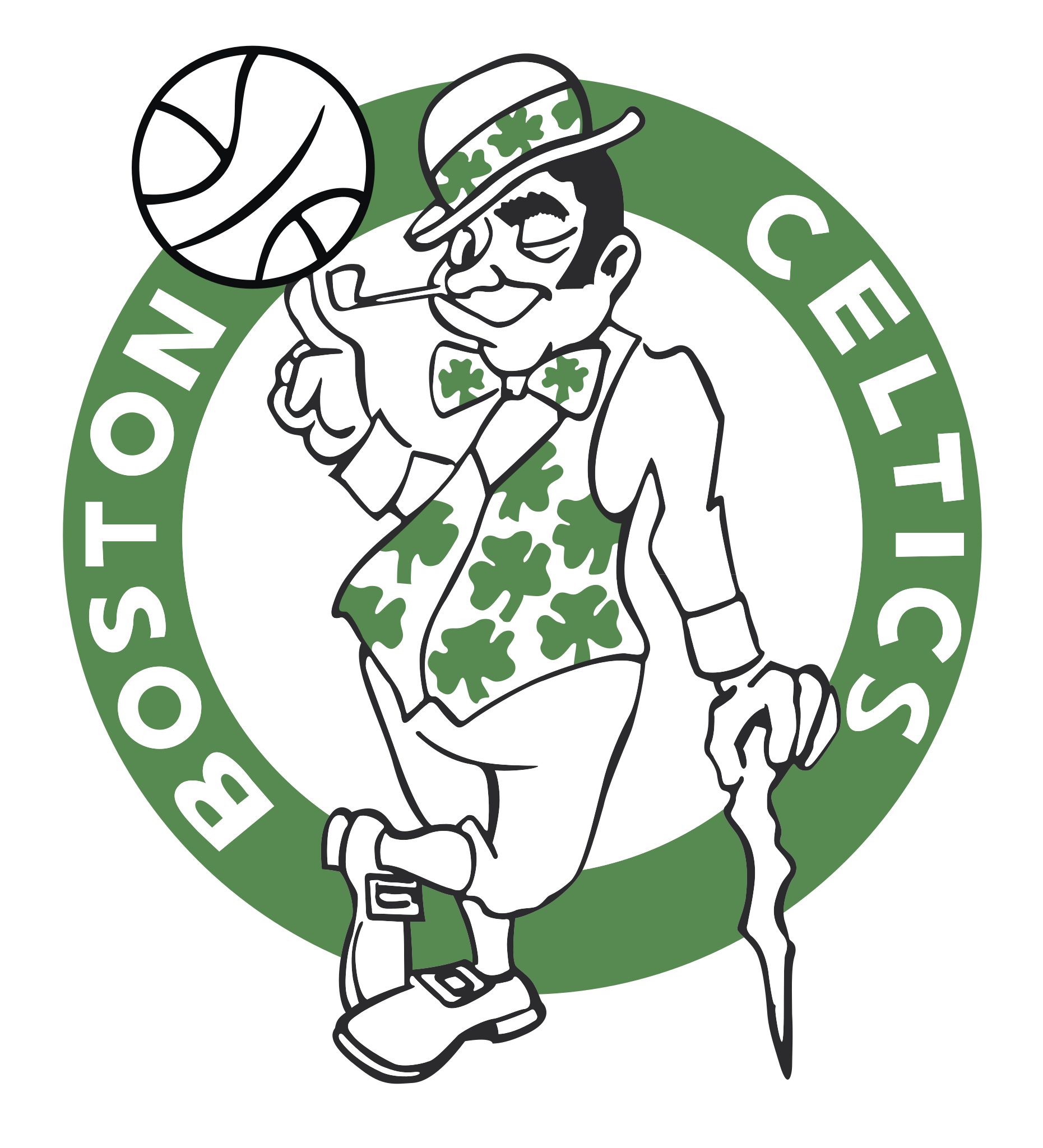 Boston Celtics Logo Png Transparent - Boston Celtics Logo Transparent (2400x2400), Png Download