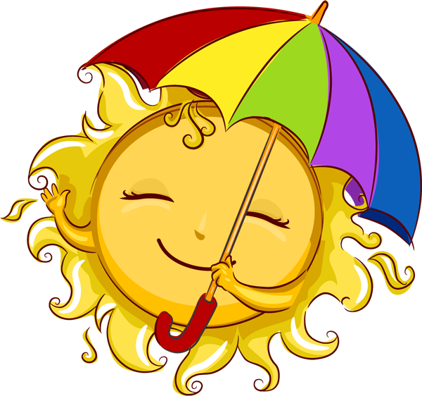 Summer Quotes Clipart Vector Free - Summer Clipart Png (600x562), Png Download
