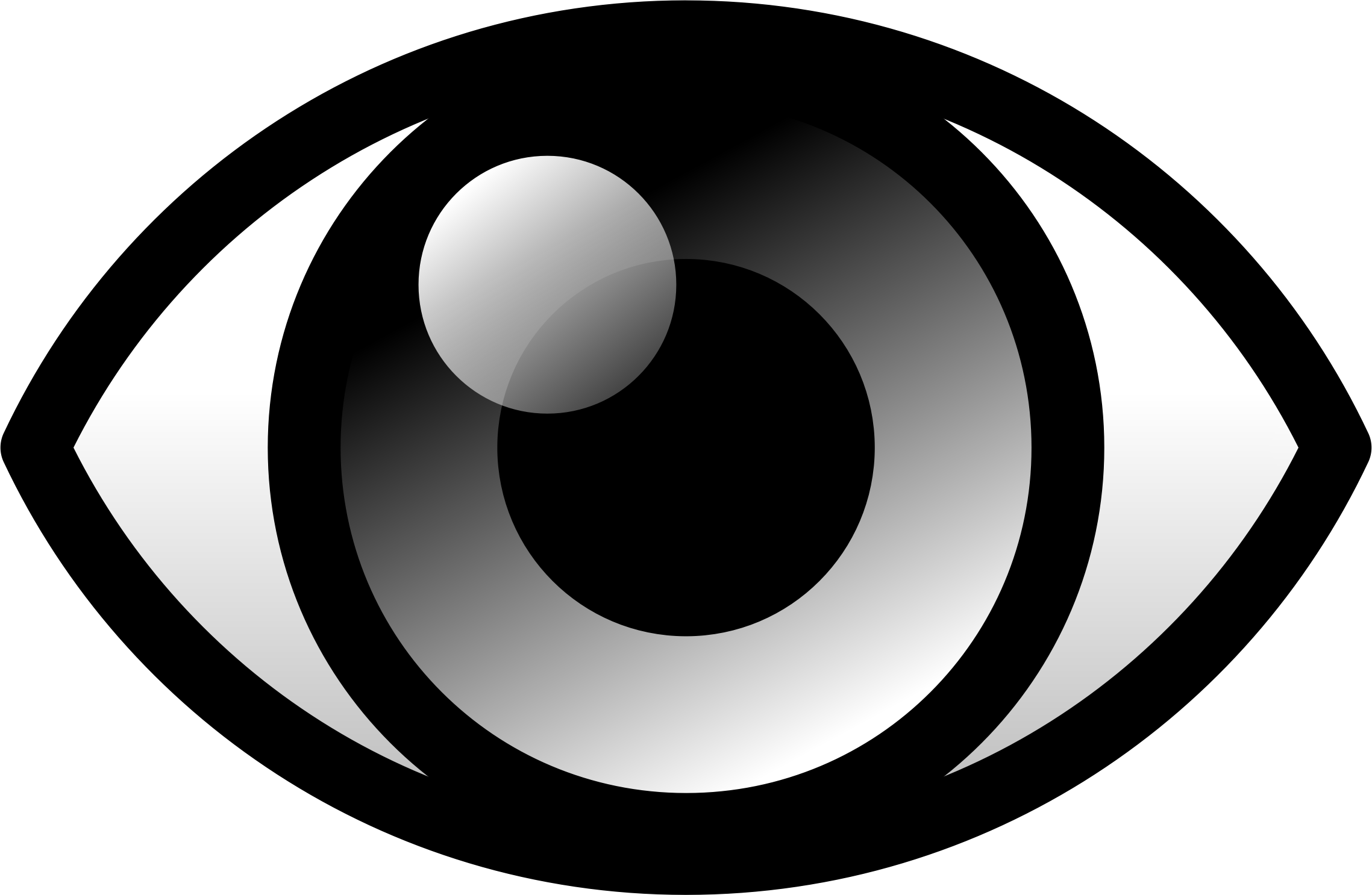 Big Image - Oeil Icon (2277x1486), Png Download