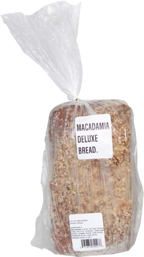 Deluxe Macadamia Seeded Bread - Whole Wheat Bread (650x1122), Png Download