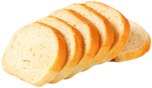 White-bread - Carbohydrates Bread (650x470), Png Download