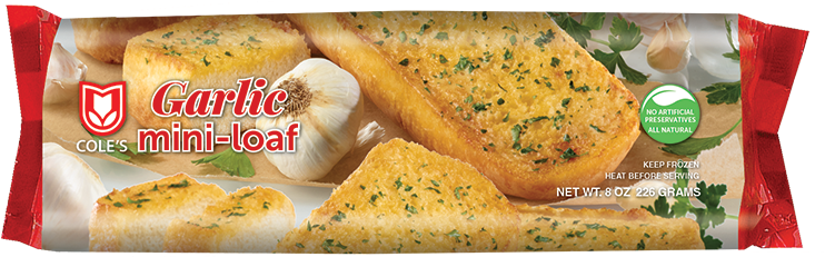 Garlic Mini-loaf - Bun (1140x500), Png Download