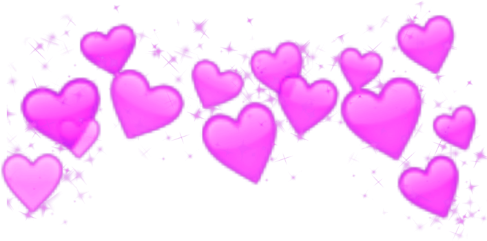 Crown Heart Hearts Emoji Emojis Splash - Crown Heart Emoji Png (1024x1024), Png Download