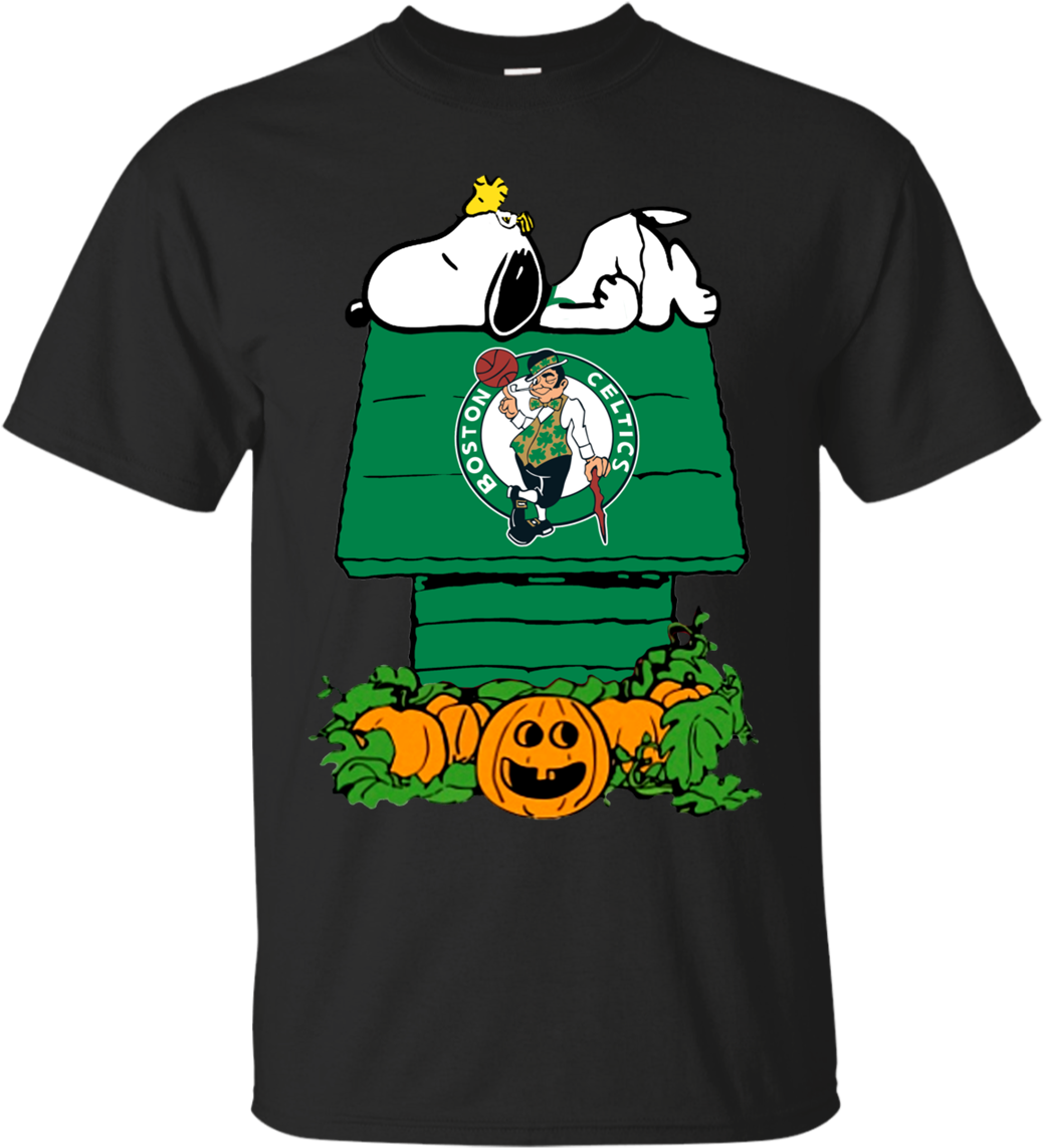 Snoopy Boston Celtics Halloween Shirt Png Boston Celtics - Jason Raider Shirt (1155x1155), Png Download