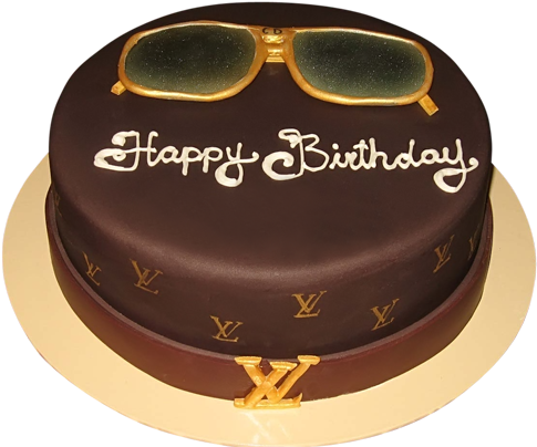 Louis Vuitton Cake - Louis Vuitton Cake Design (500x500), Png Download