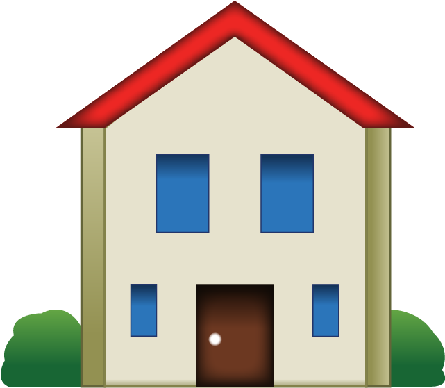 Houses Emoji - House Emoji Transparent (640x640), Png Download