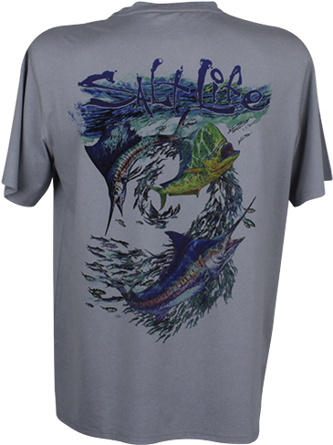 Slm677 Greyheather Back - Raglan Sleeve (500x500), Png Download