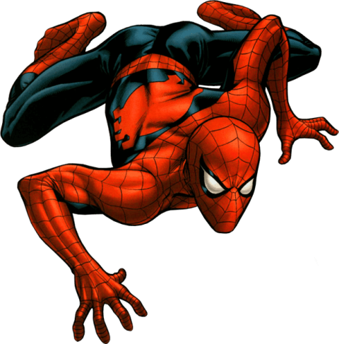 Free Png Spiderman Png Images Transparent - Marvel Spiderman Png (480x487), Png Download