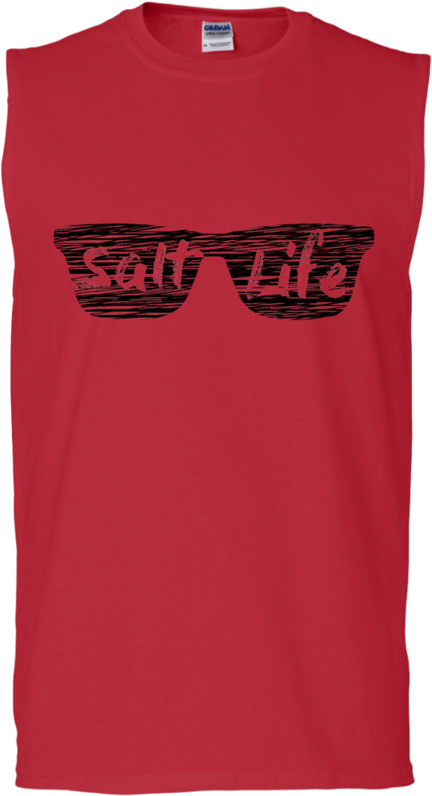 Salt Life Sunglasses Men's Shirts - Sleeveless T-shirt (1155x1155), Png Download