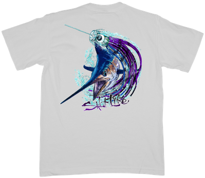 Salt Life Marlin Lure Youth Short Sleeve Tee - Swordfish (400x400), Png Download