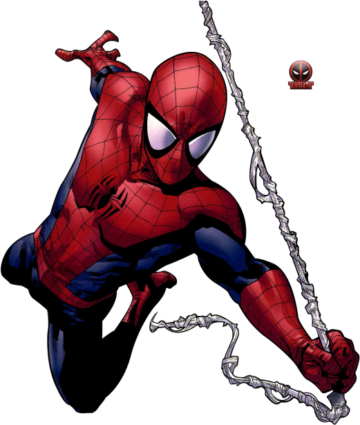 Spiderman 3 - Ultimate Spiderman Comic Png (537x630), Png Download