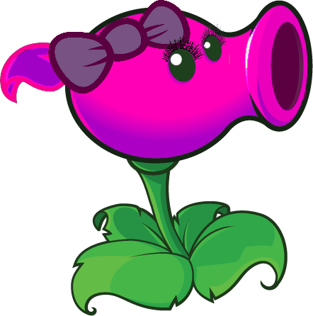 Girl Pea - Plants Vs Zombie Clipart (442x446), Png Download