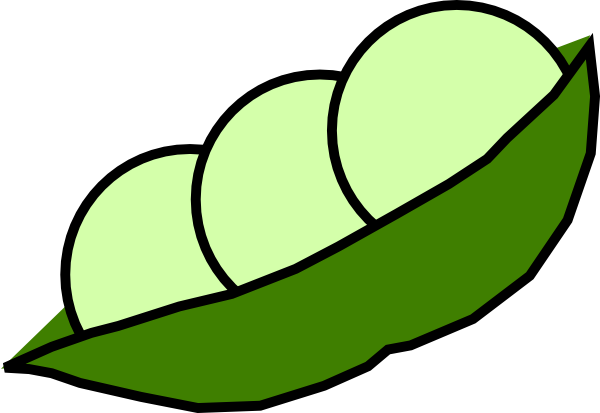 How To Set Use Pea Pod Clipart (600x413), Png Download