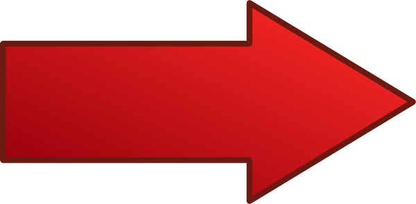 Red Arrow Clip Art (600x295), Png Download