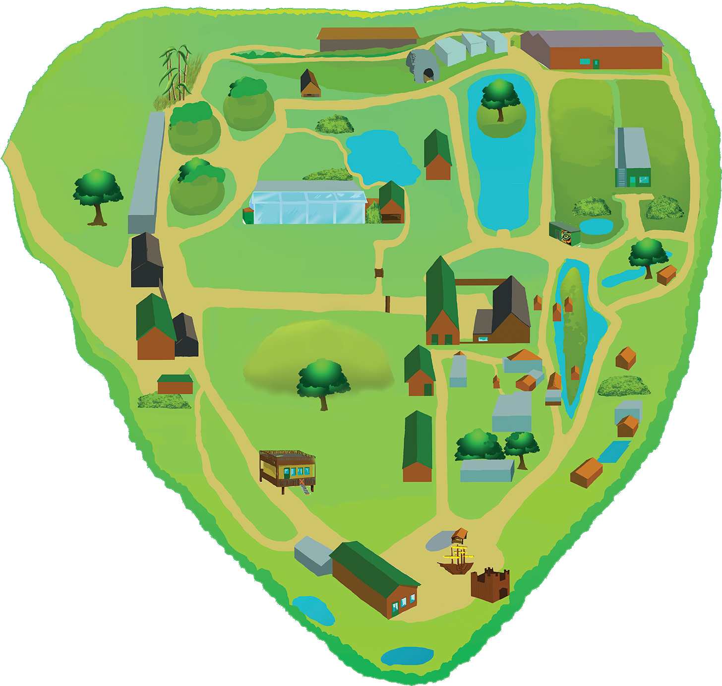 Quick Facts - Shepreth Wildlife Park Map (2000x1406), Png Download