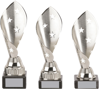 Silver Trophies - Festival Star Silver Award 18.5cm (7.25") (464x348), Png Download