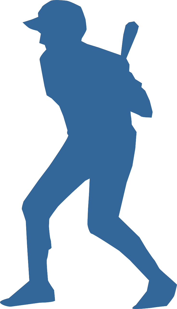 Base Ball Person 2 Clipart Png (345x600), Png Download