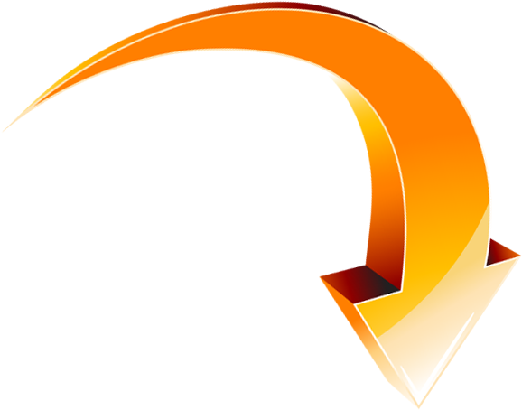 Curved Arrow - " - Curved Arrow (653x653), Png Download