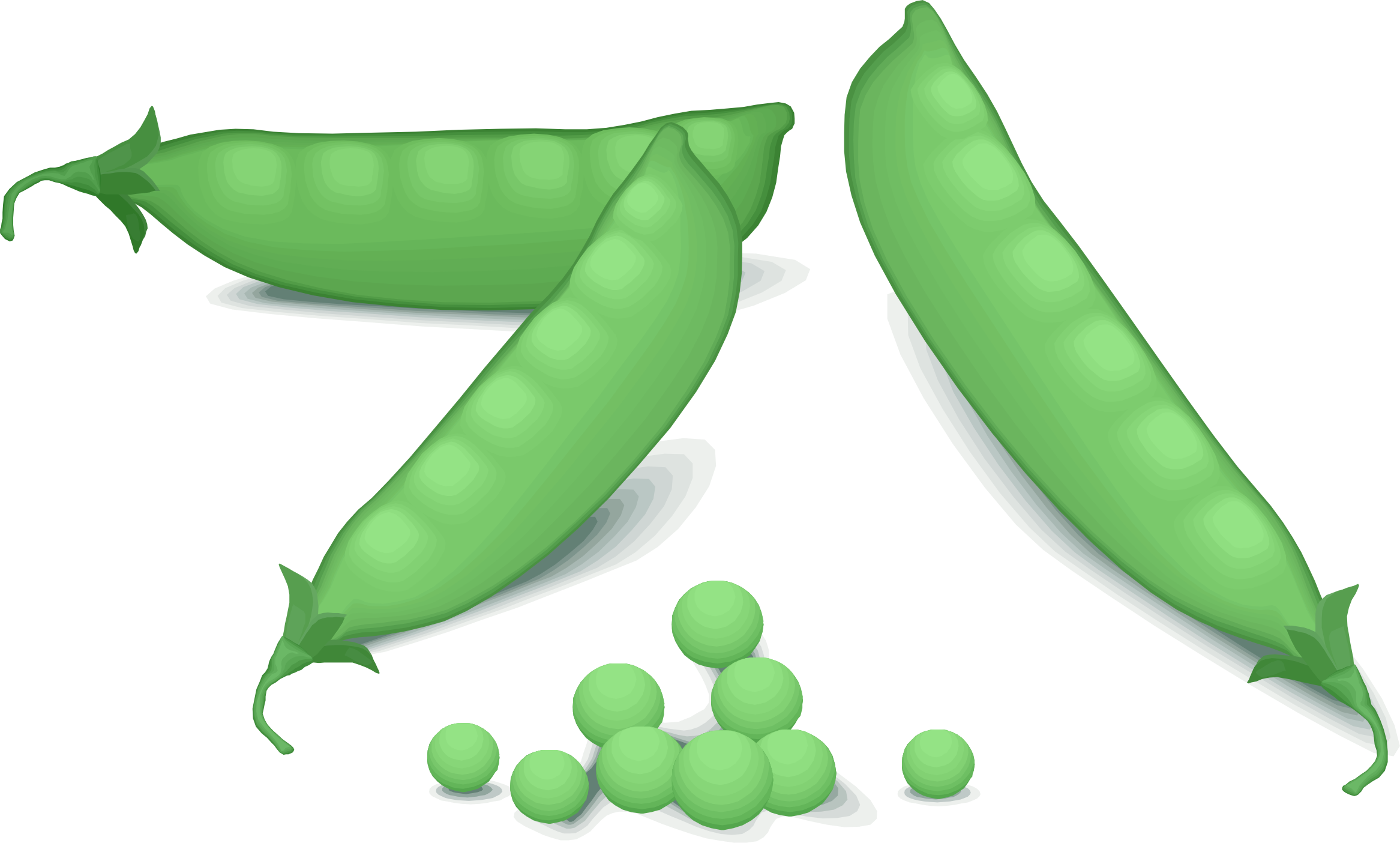 Pea Clipart Green Veggy - Gif Clipart Peas (500x300), Png Download