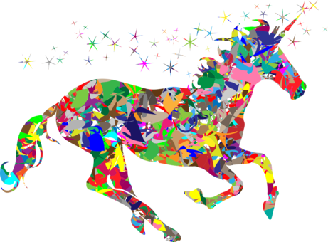 Horse Unicorn Daniel O'donnell - Unicorn Clipart (461x340), Png Download