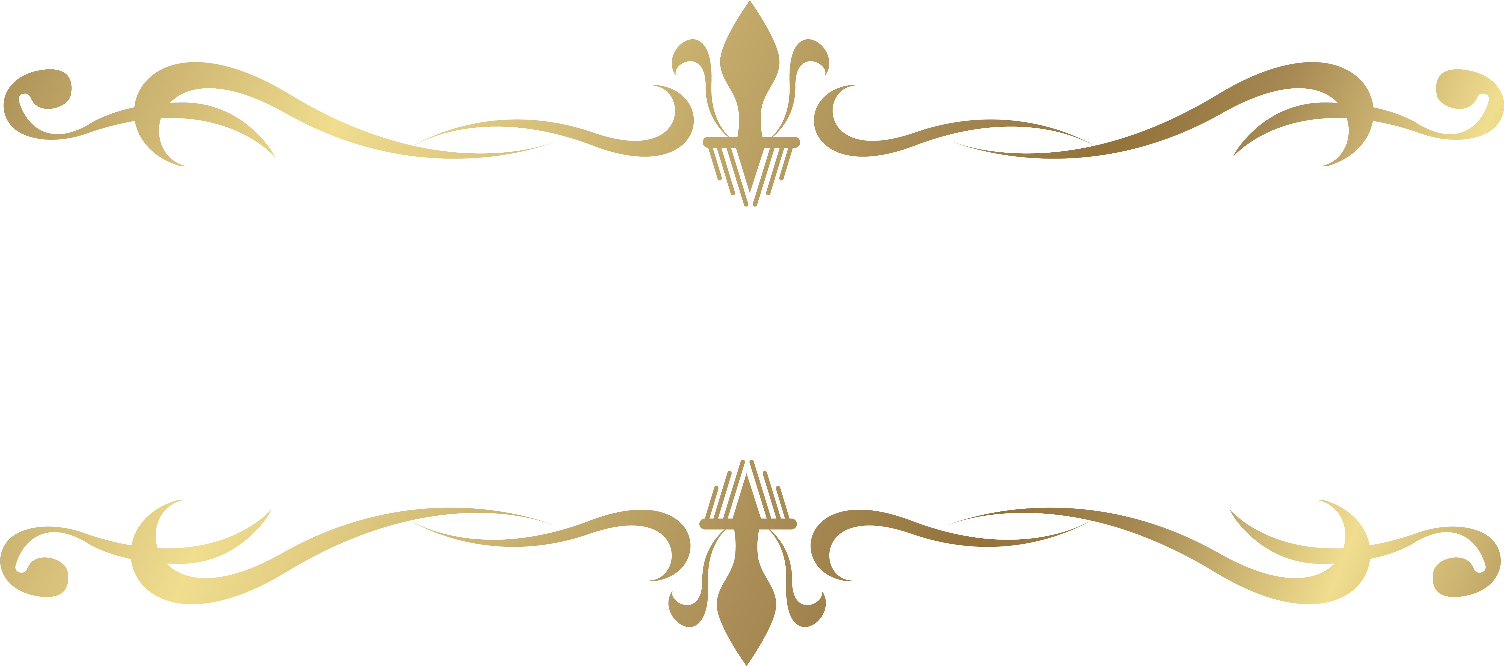Download Transparent Deco Border Elenets Png Image - Art Deco Border