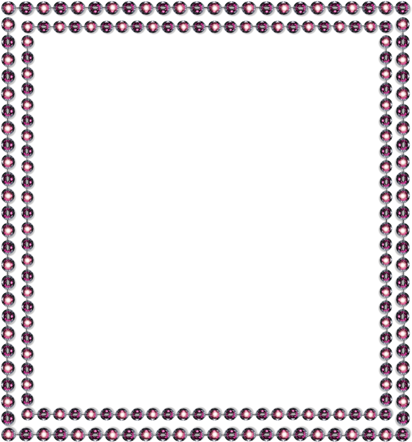Banner Freeuse Download Sparkles Clipart Border - Diamond Frames Transparent Background (861x928), Png Download
