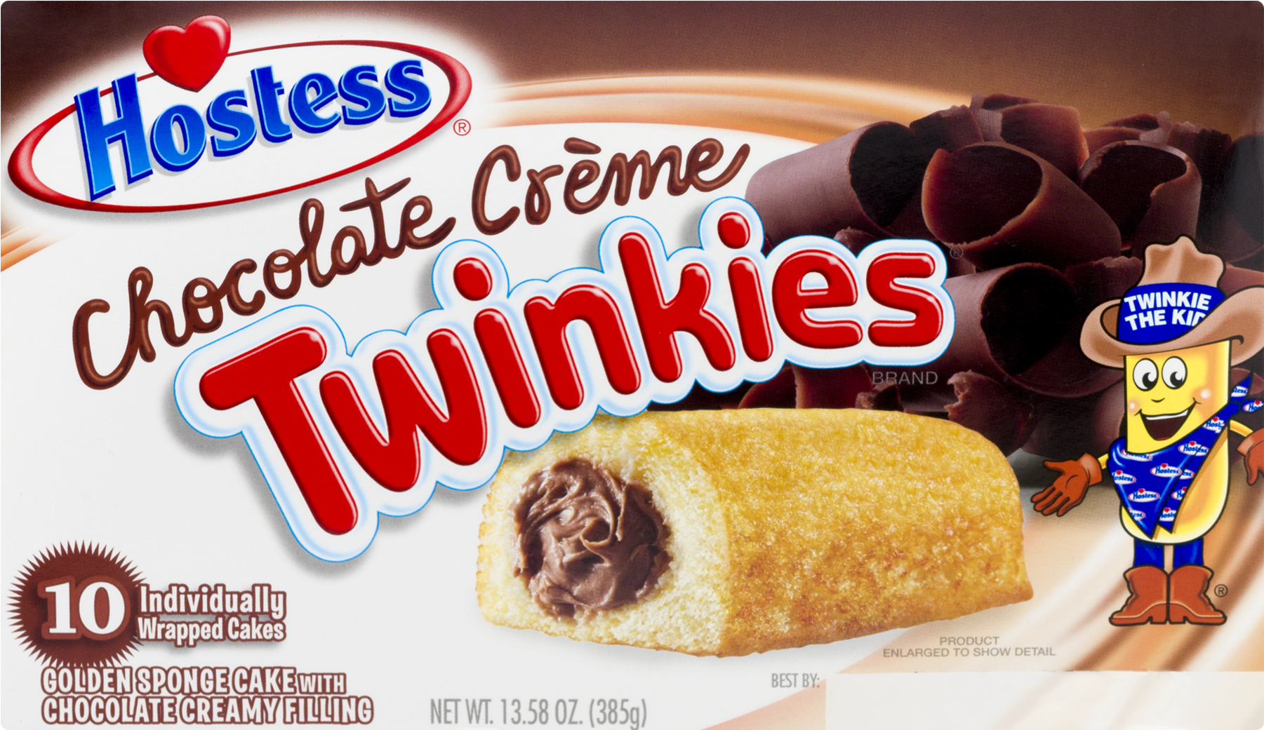 Hostess Hostess Chocolate Creme Twinkies, 10 Count, - Hostess Chocolate Twinkies (1800x1800), Png Download