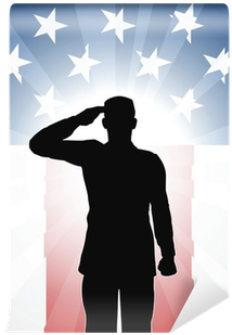 Patriotic Salute (400x400), Png Download
