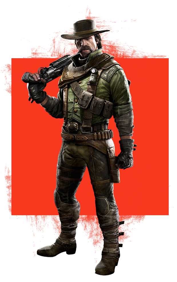 Abraham "abe" Presley - Evolve Stage 2 Abe (625x1087), Png Download