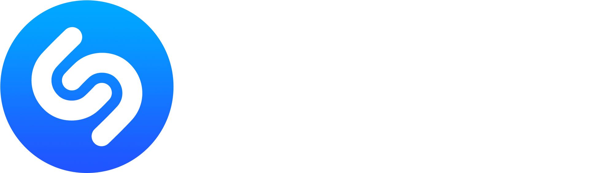 Shazam White Logo Png (2071x564), Png Download