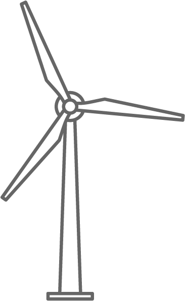 Wind-power Generation - Business - Icon - Wind Turbine Clipart Png (640x640), Png Download