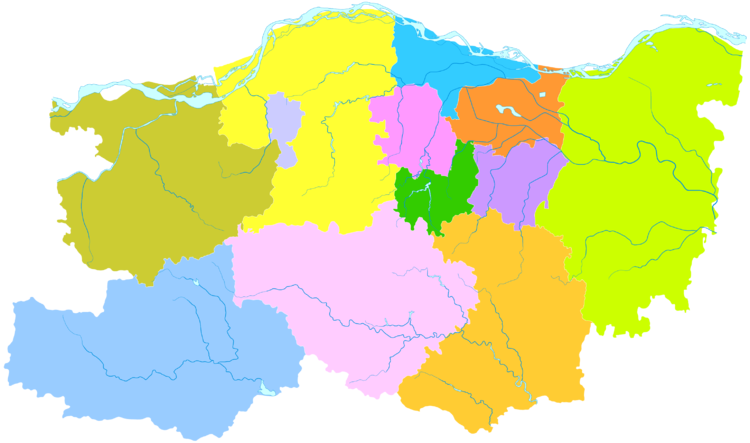 Jinshui - 郑州 行政区 (750x443), Png Download