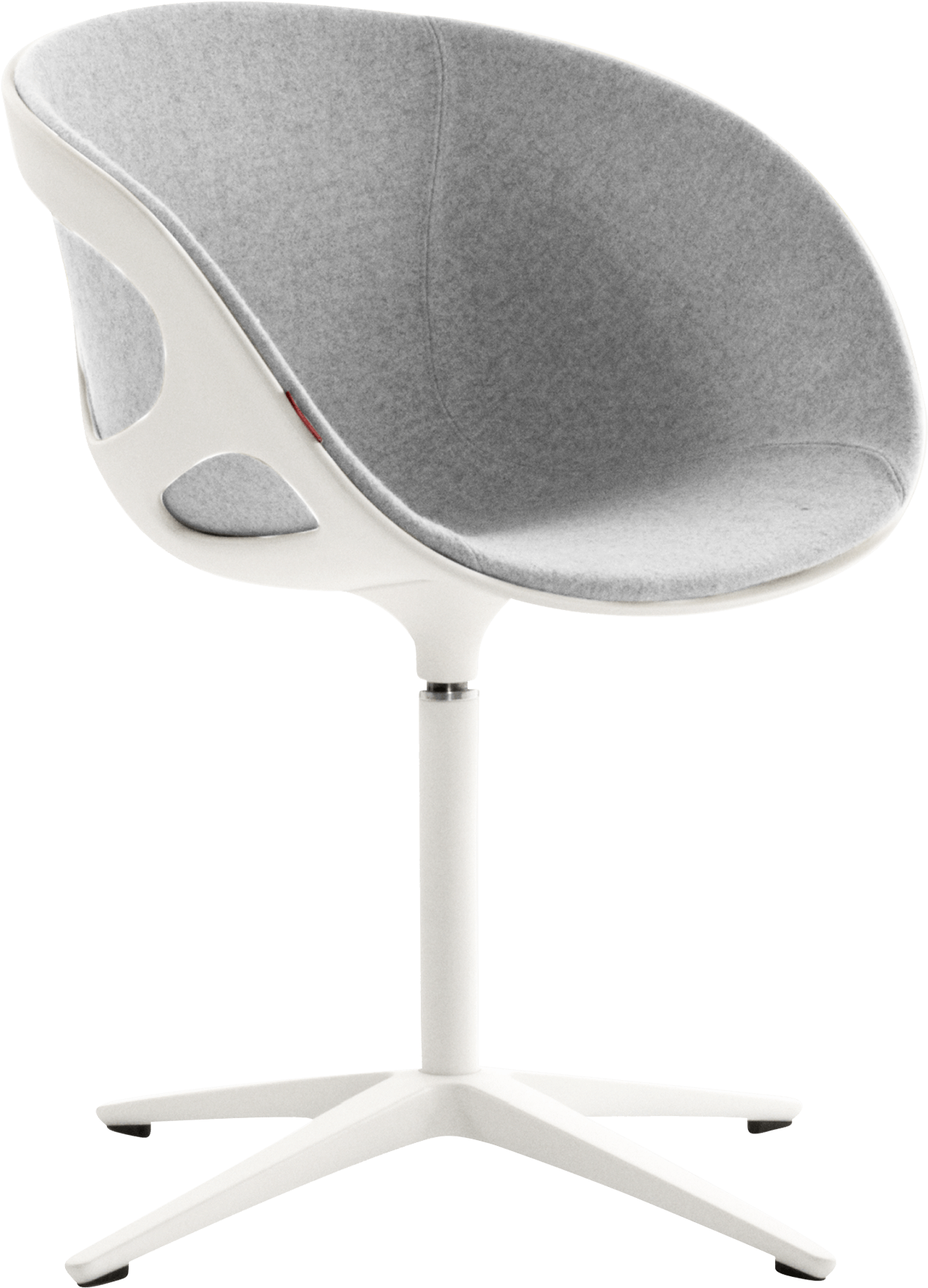 Rin Chair Hiromichi Konno White 4-star Pedestal Base - Fritz Hansen Rin Stol (1600x1840), Png Download