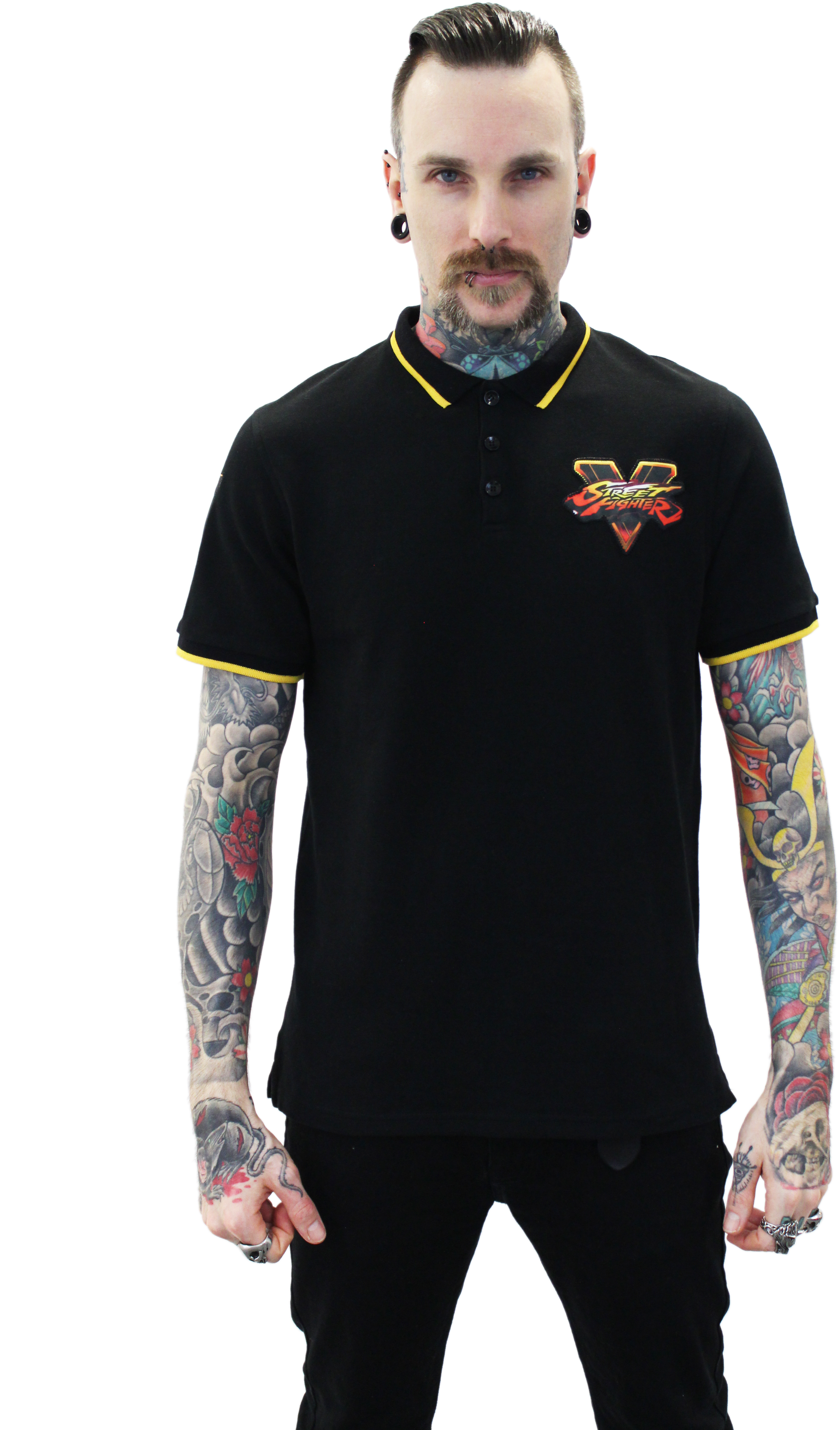 Street Fighter 5 Polo Shirt (3456x5184), Png Download
