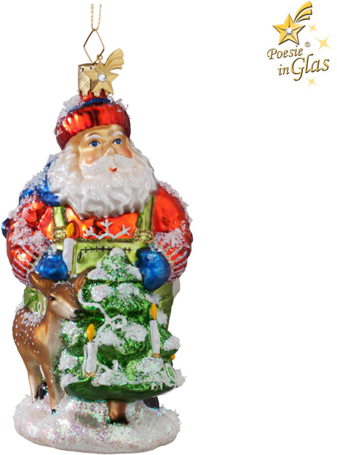 Santa Claus - Christmas Ornament (1000x1000), Png Download