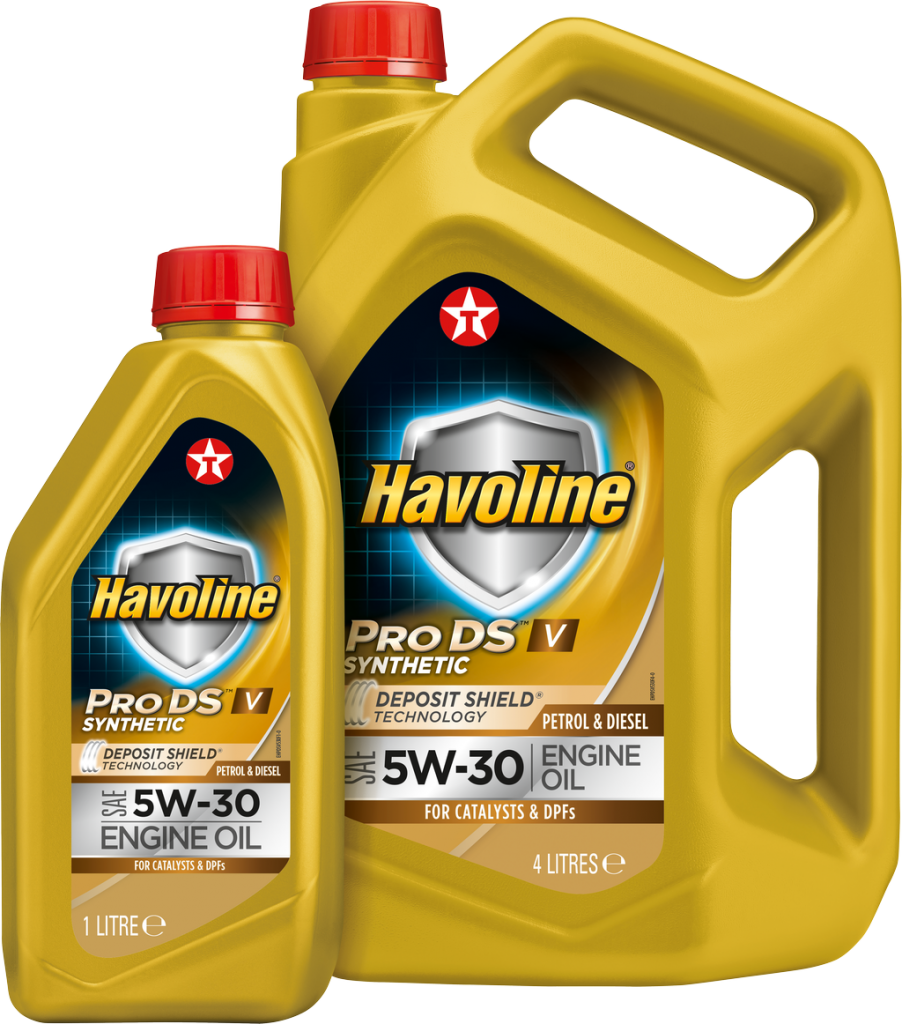 Texaco Havoline Prods V 5w-30 - Havoline Prods V Sae 5w 30 (902x1024), Png Download