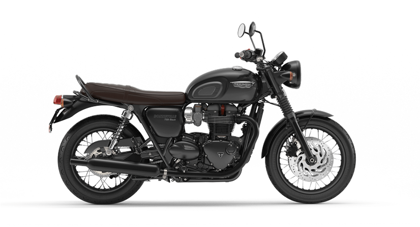 Specifications - Triumph Bonneville T100 Black 2018 (825x464), Png Download