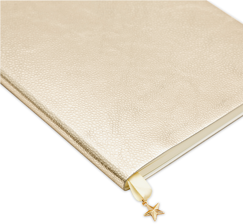 All That Glitters Journal Metallic Light Gold - Stationery (800x800), Png Download