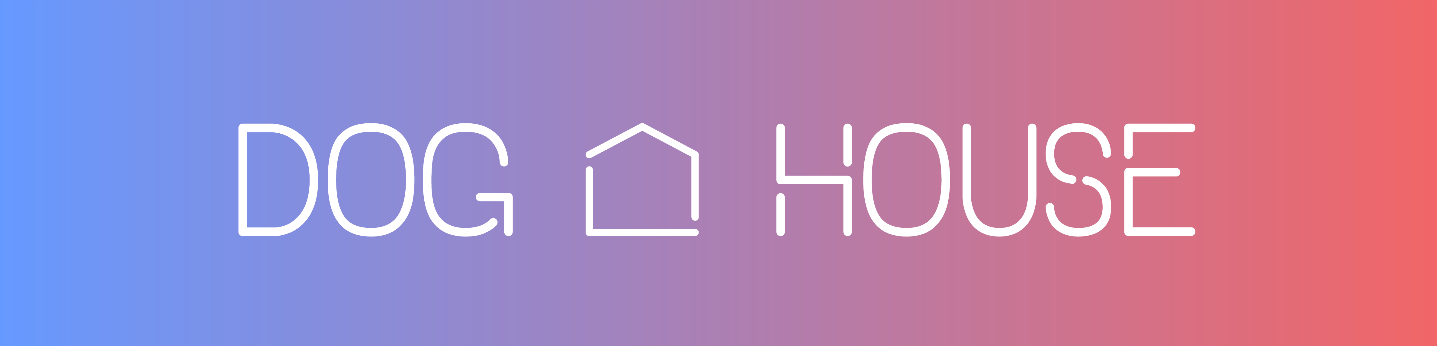 Doghouse Media Banner Logo - Logo (4758x1147), Png Download